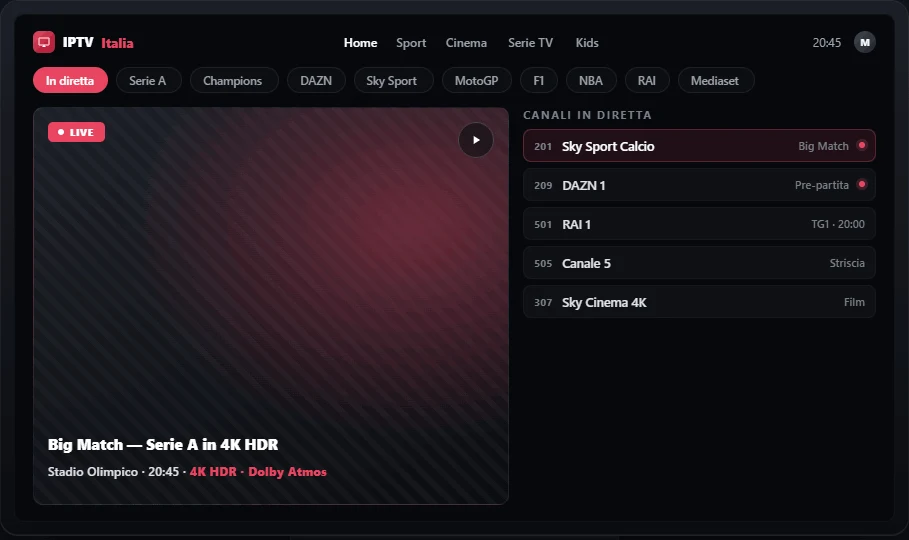 iptv abbonamento